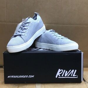 Rival Ace Knit Light Grey Lace Up Shoes Womens